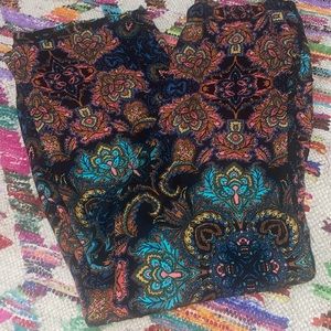 H&M wide leg boho pants